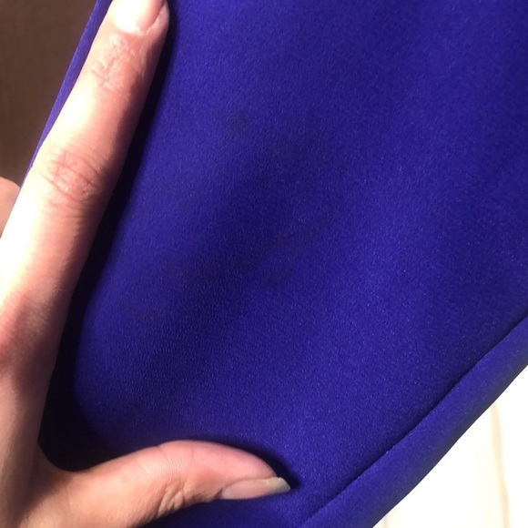 Chaus petites size 8 blue button paced should blouse - Picture 8 of 13